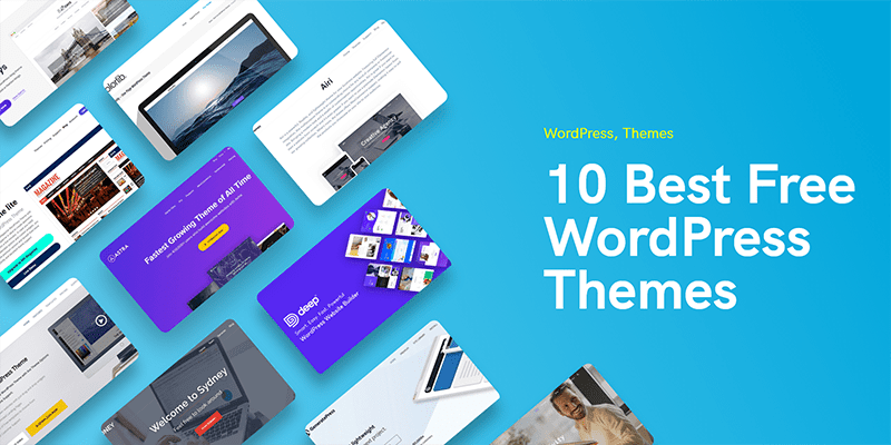 Top ten Free themes for WordPress